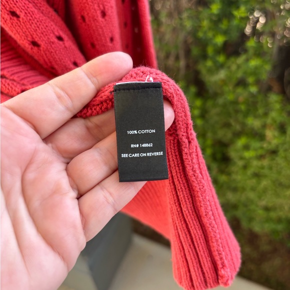 Torrid Red Open-Knit Sweater - Picture 4 of 6